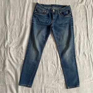 Seven7 legging blue low rise skinny jeans size 12